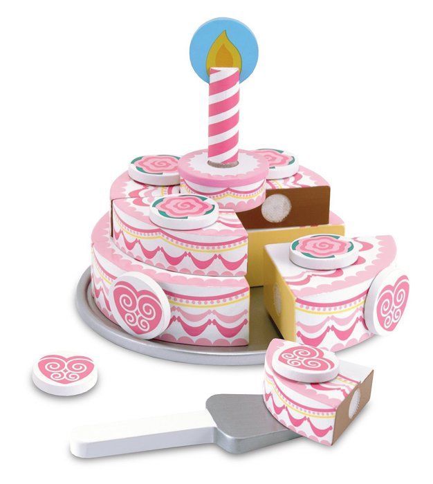 MELISSA & DOUG Gâteau De Fête À Trois Étages En Bois