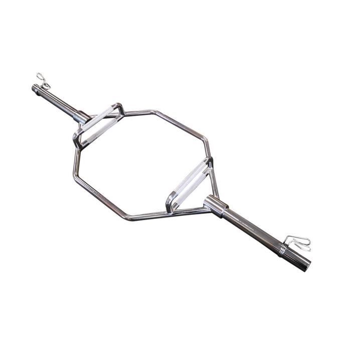 Trap bar olympique 180 cm + 2 stop disques