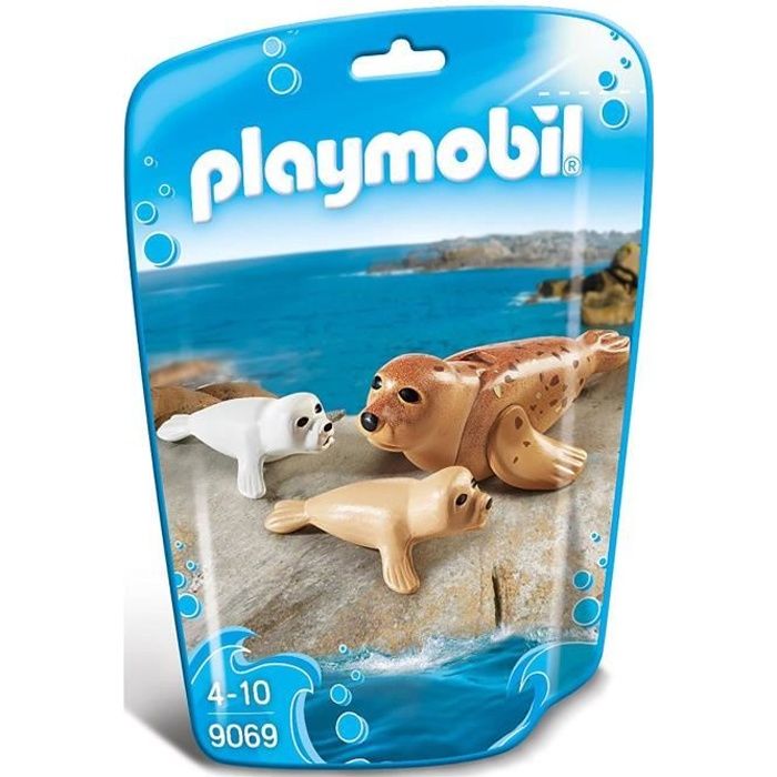PLAYMOBIL 9069 - Family Fun - Phoque et ses Petits - l'Aquarium