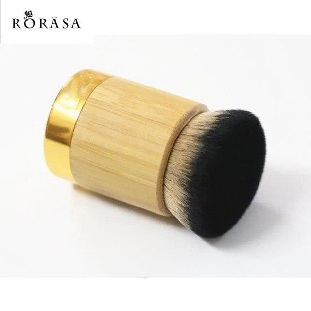 l1055 1pc professionnel bambou poignée maquillage brosse tarte poudre fond de teint Contour pinceaux mélange cosmétique Kabuki bros