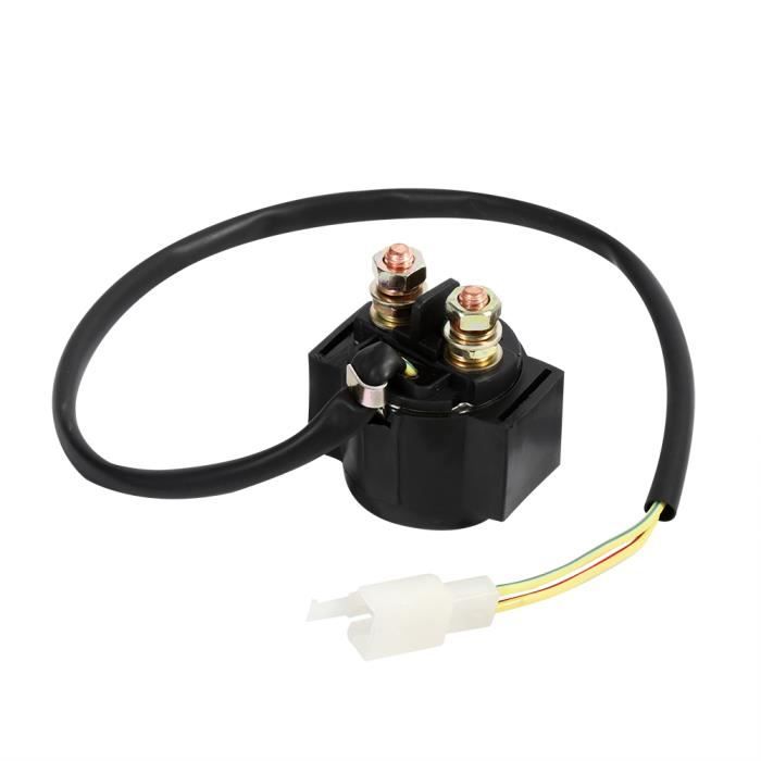Noir Relais de demarreur de solenoide pour Scooter ATV 50cc 125cc 150cc 250cc -CYA