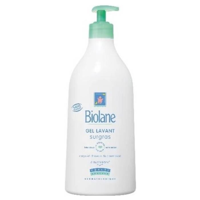 Biolane Gel Lavant Surgras Corps et Cheveux 750ml (lot de 3)