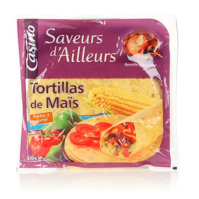 CASINO SAVEURS D'AILLEURS Tortillas de maïs - 320 g