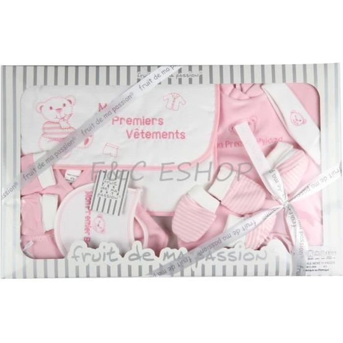 Coffret naissance fruit de ma passion 11 pièces