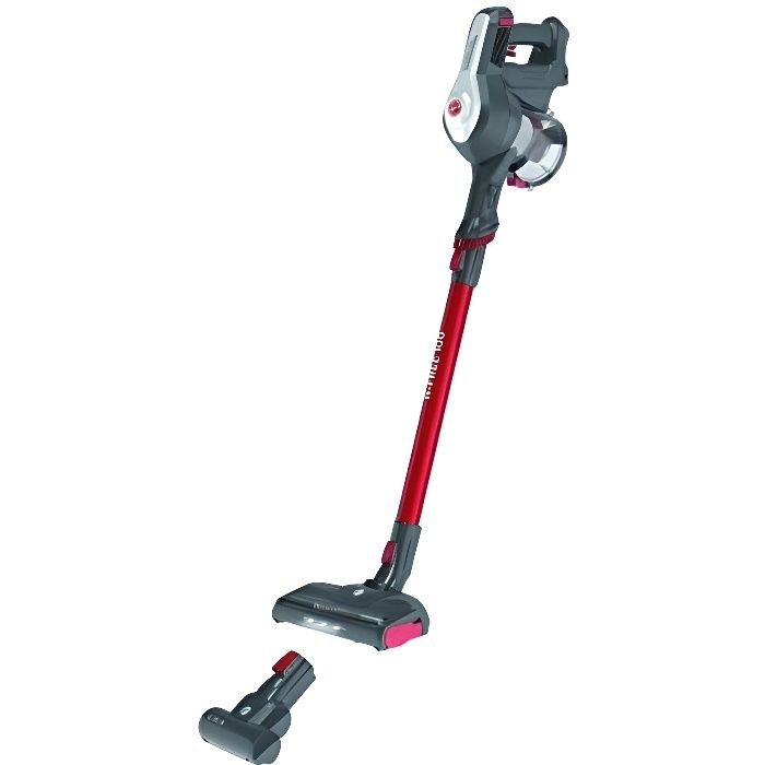 Hoover H-FREE 100 HF122GPT - Aspirateur balai sans fil, Cyclonique, Brosse à poils d'animaux, Batterie au lithium 22V amovible,