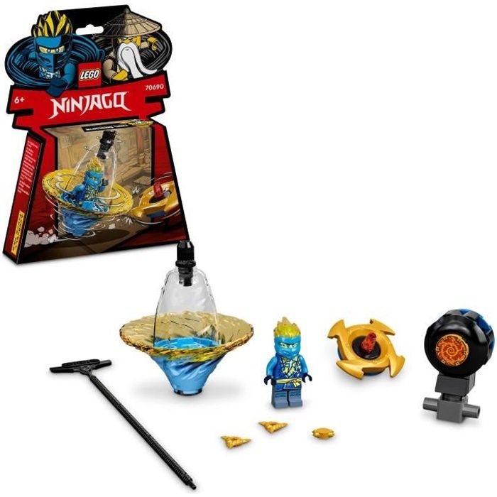 LEGO® Ninjago 70690 L’Entraînement Ninja Spinjitzu de Jay, Toupie Pour Enfants