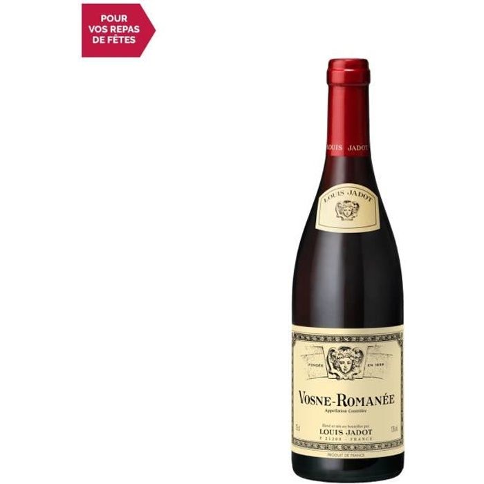 Vosne-Romanée Rouge 2017 - 75cl - Louis Jadot - Vin AOC Rouge de Bourgogne - Cépage Pinot Noir