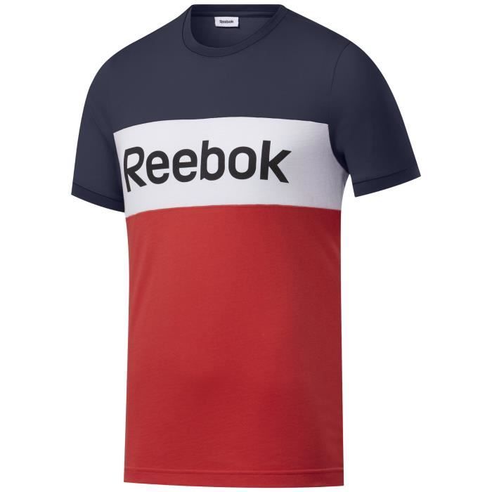 T-shirt Reebok Linear Linear Logo Blocked