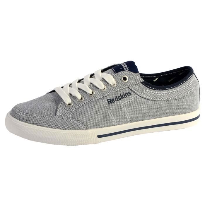 Tennis Basket Basses Redskins Ureni Gris Marine Homme