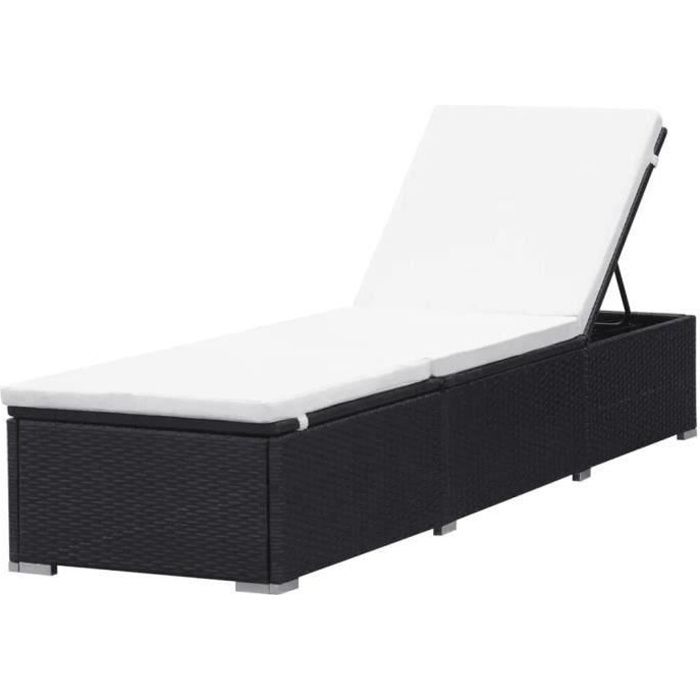 Chaise Longue de Jardin195 x 60 x 31 cm Fauteuil de Jardin, Bain de