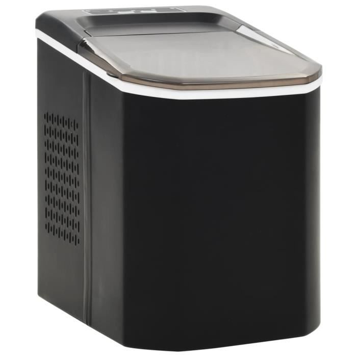 Machine à Glaçons Machine pour Glace Appareil à glaçons - Noir - 1,4 L 15 kg / 24 h 230 x 310 x 325 mm (L x l x H) pour Maison,Burea