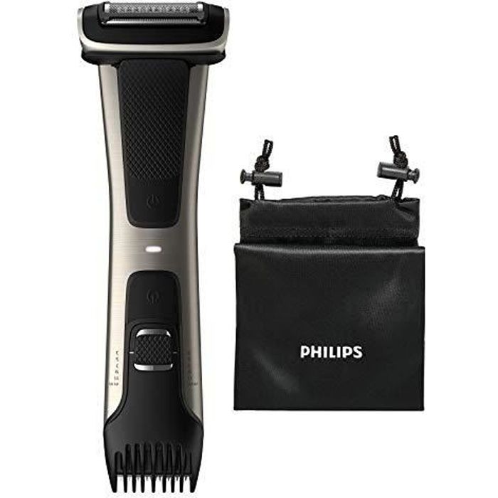 Philips BG7025-15, Tondeuse Corps Etanche Series 7000 avec Rasoir suivi des Contours 4D