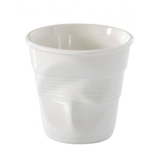 REVOL - ICTC WHITE CRUMPLED ESPRESSO CUP 8CL