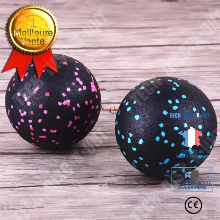 TD® Soulagement du stress de réflexologie de rouleau de boule de massage de 8cm pour le massage de yoga de corps accessoires de yoga
