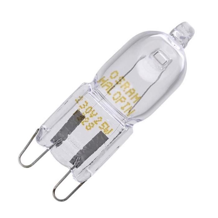 Hotpoint, Indesit, Whirlpool Lampe halogene 40 w culot g9 Whirlpool 481010391431