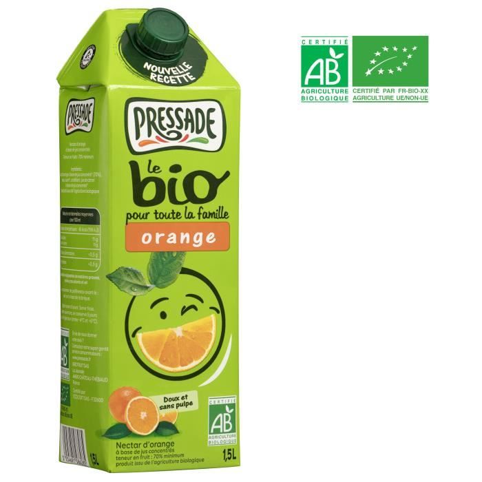 Nectar bio orange 1.5 l Pressade
