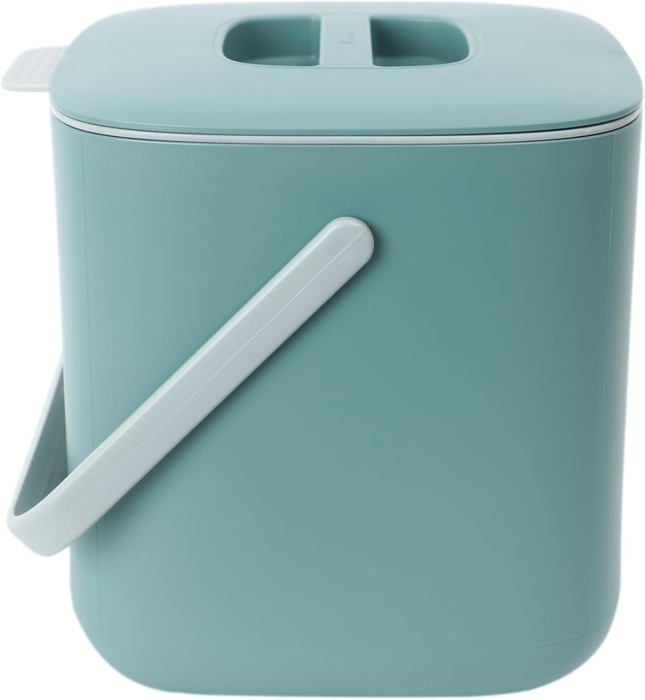 Petit Bac à Compost 3L Suspendu - Pour Armoire Ou Sous Évier Avec Couvercle
