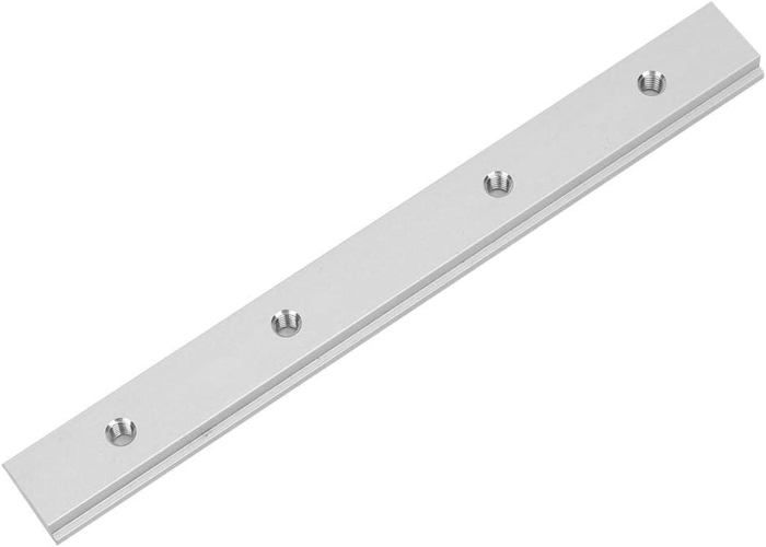 Rail En T Aluminium 6061 – Guide D'onglet Pour Table De Scie – Neuf – Argent