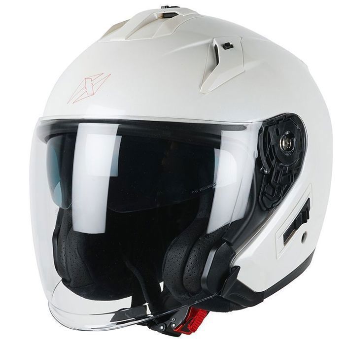 Casque Moto Scooter Vespa Jet Visiere Longue Approuvé ECE 22 bleu S Casque Moto Scooter Vespa Jet Visiere Longue Approuvé ECE 22 bleu S