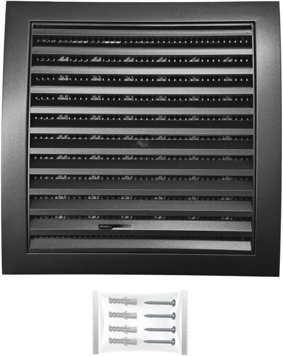 Griglia A Muro 190x190 Mm Antracite - N12A 32011012 - Foto 9