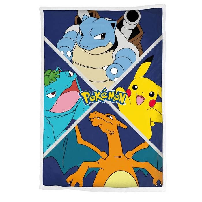 Meilleurs prix pour Plaid sherpa enfant Homadict Pokemon Starter Primary Evo