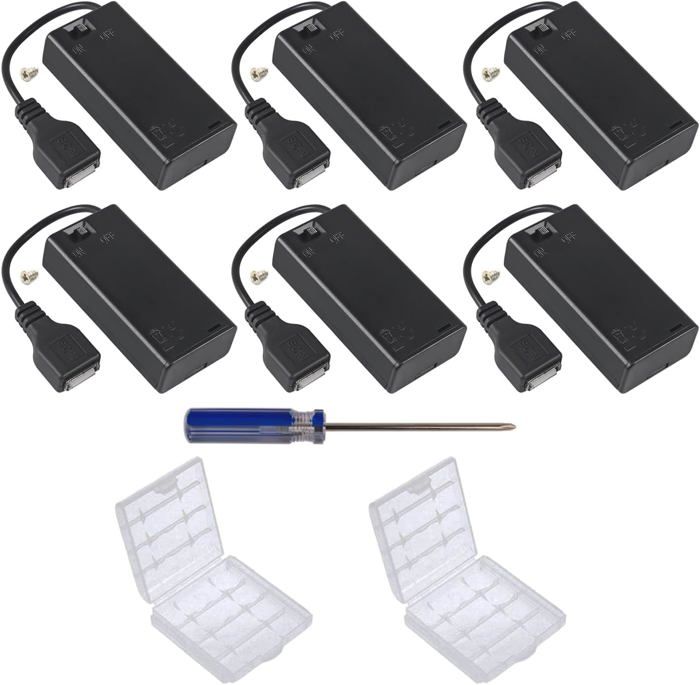 Lot De 6 Boîtes De Rangement Transparentes Empilables Pour Palets De Hockey – 8 X 8 X 3,3 Cm