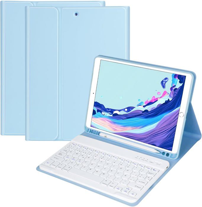 Custodia Per IPad 10.2 Pollici (7ª, 8ª E 9ª Gen) – Cover In Similpelle Con Motivo Gatto, Funzione Leggio E Portapenne, Supporto Magnetico