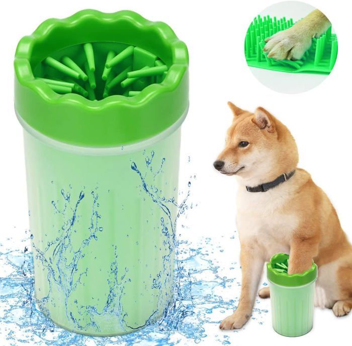 Nettoyeur de pattes pour animaux de compagnie, nettoyeur de pattes portable pour chiens, gobelet de lavage des pieds pour chiens, n
