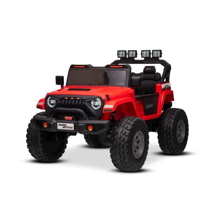 Beneo Motors 4x4² Voiture électrique Enfants 2 Places OFFRIDE, Rose, Lecteur MP3/USB/AUX