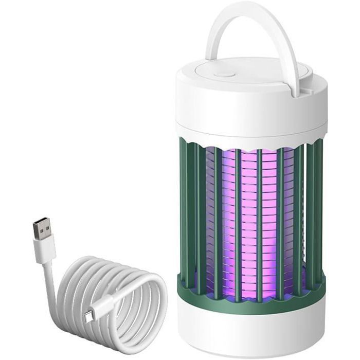 Lampe anti-moustiques électrique domestique répulsif anti-mouches multifonction avec veilleuse chargement USB (v LAMPE ANTI-INSECTE