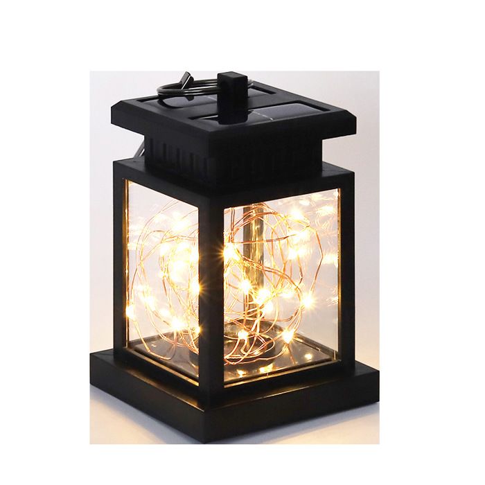 Lanterne solaire étanche pour jardin lampe suspendue dextérieur à énergie solaire