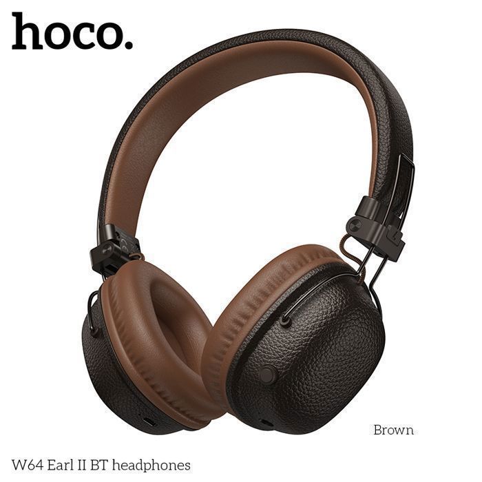 Casque audio sans fil - HOCO - Earl W64 - 32 h autonomie - Bluetooth 5.4 - Batterie 300 mAh