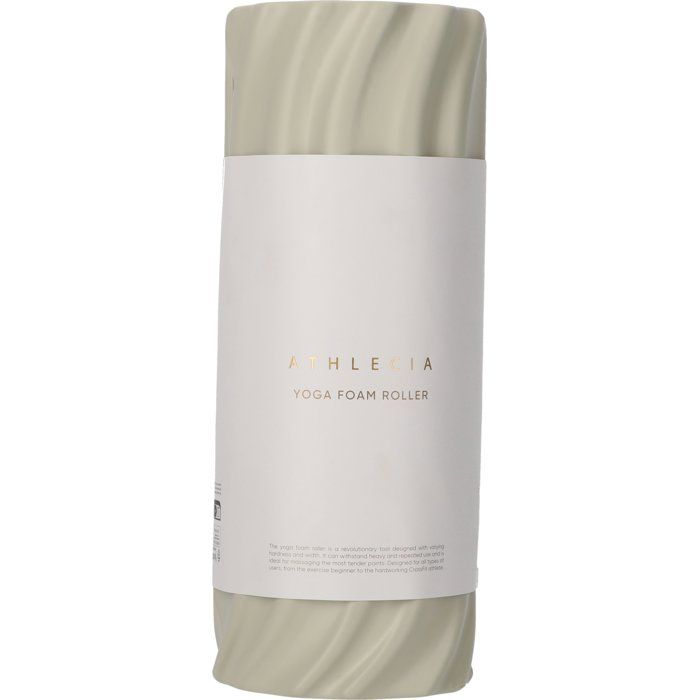 Rouleau de Yoga en mouse - ATHLECIA - Malata - Taille unique - Blanc crème