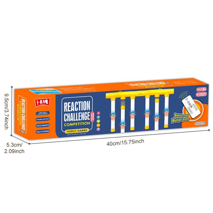 Jeu Reflex Drop Sticks ZRCZRC – Attrape-bâtons 3 Vitesses, Entraîne Coordination œil-main Et Réaction Des Enfants