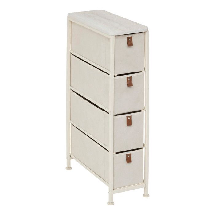 Rangement 4 tiroirs Tissa beige 5five