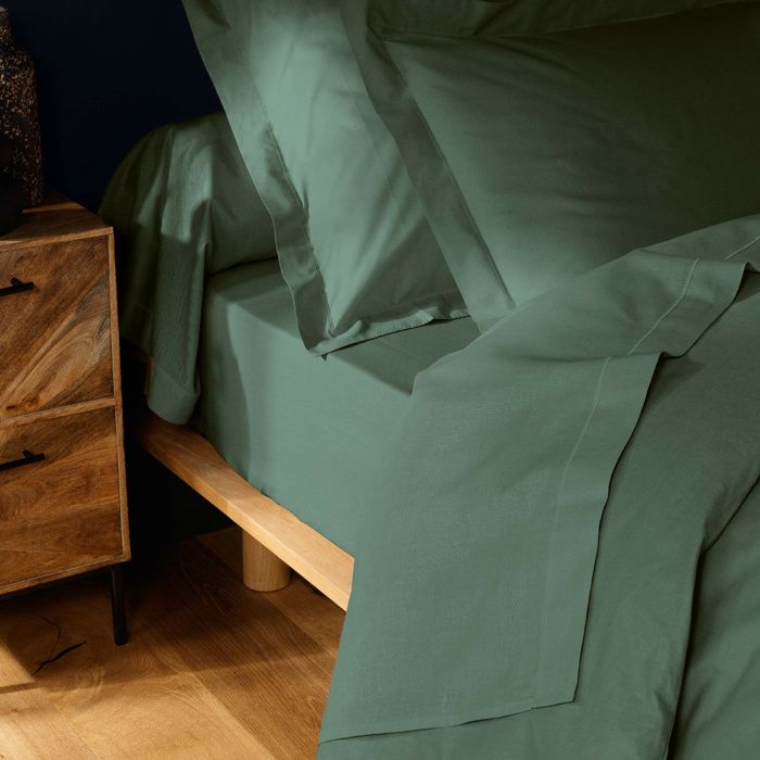 Drap plat 1 personne – 180 x 290 cm – coton 57 fils Lina Cèdre – finition point bourdon Drap plat 1 personne – 180 x 290 cm – coton 57 fils Lina Cèdre – finition point bourdon