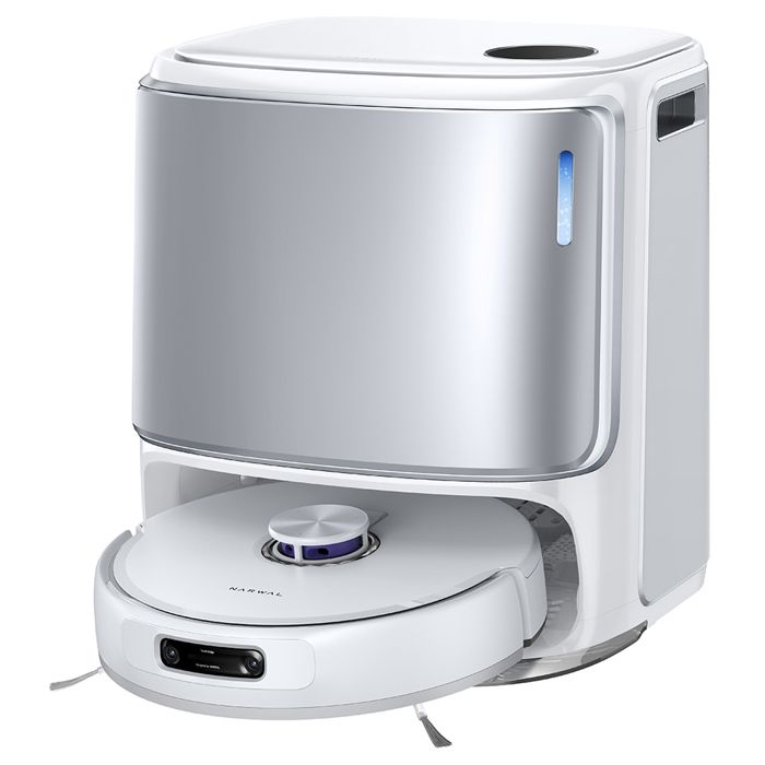 Robot aspirateur Narwal Freo Z10 Ultra avec station de base blanche