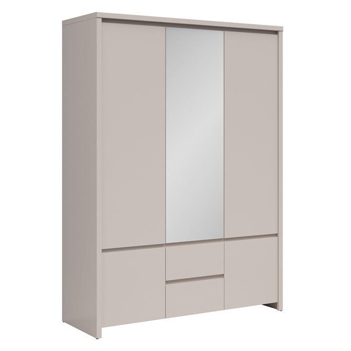 Armoire 3 portes Petits-meubles - Soren - 153 5 x 55 5 x 211cm - Cachemire Armoire 3 portes Petits-meubles - Soren - 153 5 x 55 5 x 211cm - Cachemire