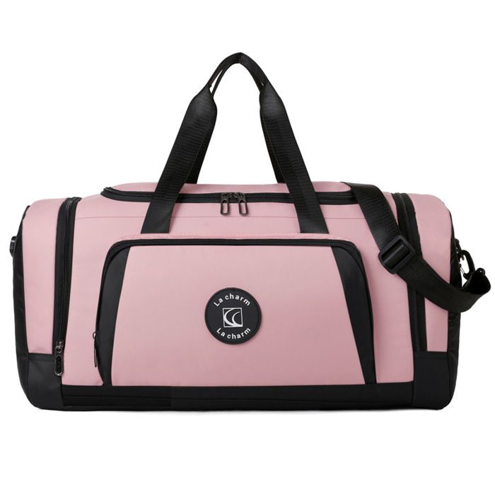 Sac de voyage grande capacité sac à dos sport sac de rangement pour vêtements sac de gym déplacement école affaires，Pink