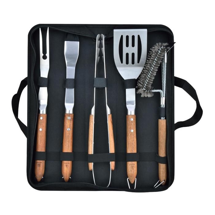 LAGUIOLE CUISSON - Set de 5 ustensiles de barbecue - Sève