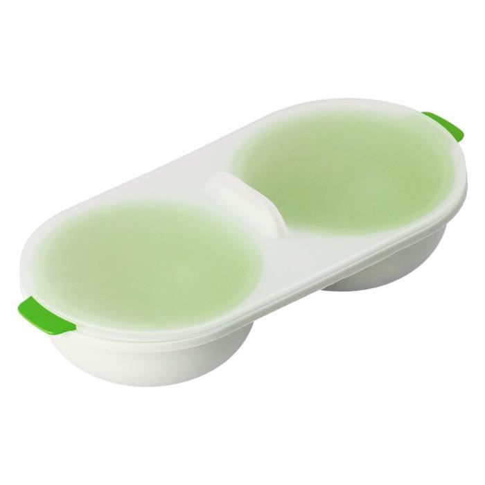 BOY Cuiseur à œufs Au Micro-ondes De Qualité Alimentaire PP Panier De Vidange Amovible Cuiseur à