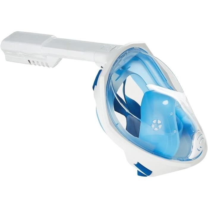 Masque de plongée Masque de Tuba Double respirateur Masque de plongée Masque de plongée sous-Marin Masque de plongée intégral Masque de Natation Tuba