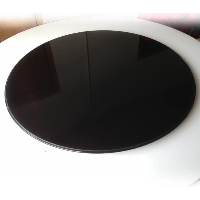 Plateau De Table Rond En Verre Trempé - Diamètre 28 à 100 Cm, Résistant à 400°C Et 300 Kg - 8