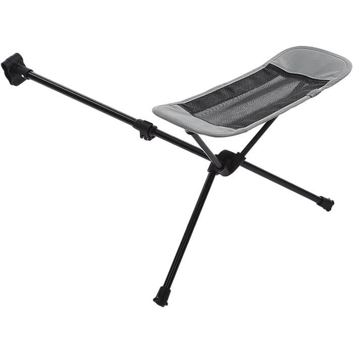 EVER ADVANCED Repose-pieds de camping pliant, repose-pieds ergonomique pour salon, repose-pieds de jardin pliable, repose-pieds léger avec sac de transport pour chambre, jardin, terrasse, extérieur
