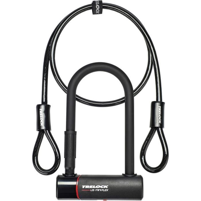 Câble Antivol à Code 4 Chiffres - Longueur 120 Cm, Largeur 12 Mm, Acier, Pour Vélos, équipements