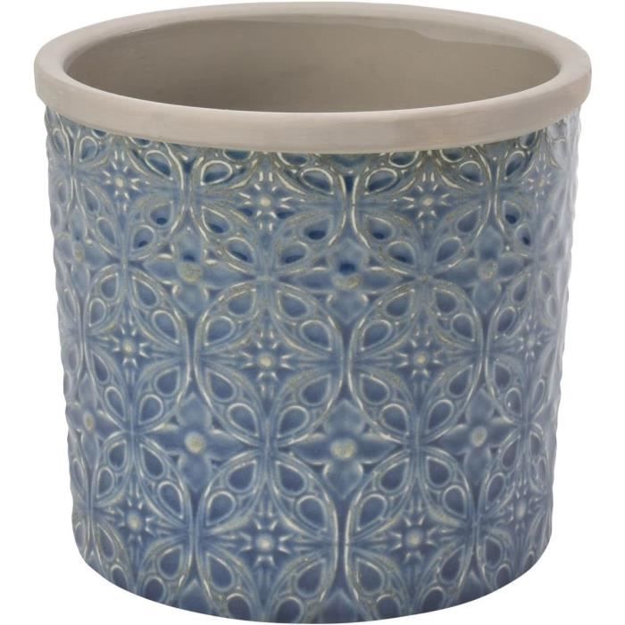 Grand Pot De Fleurs 38x38x28 Cm Avec Réservoir D'Eau - 18L Terre Cuite Résistant UV & Gel