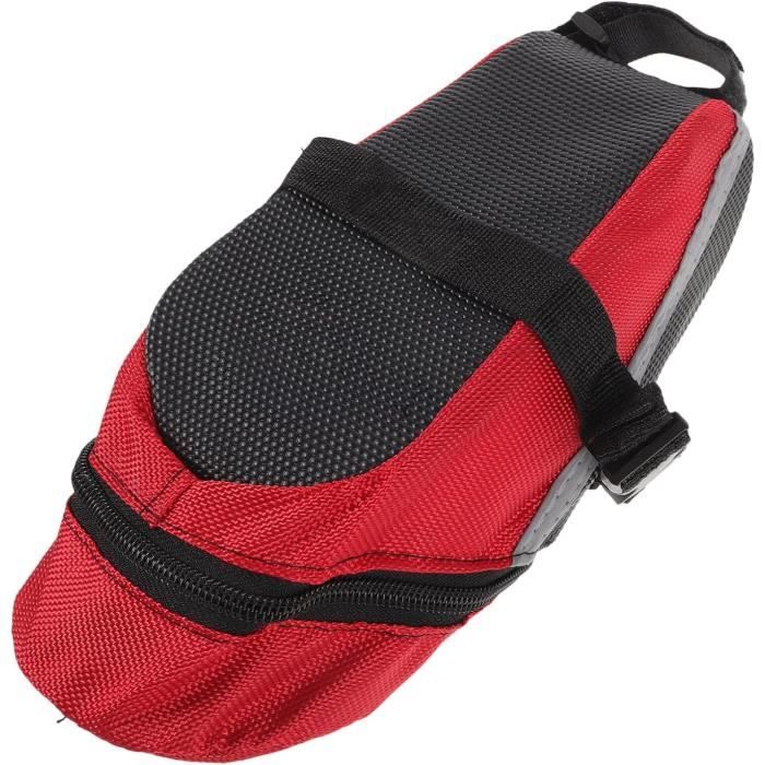 Sacoche de selle de v?�lo en velours de nylon - L5429 - Noir - Pour v?�lo loisir - Cdiscount Auto
