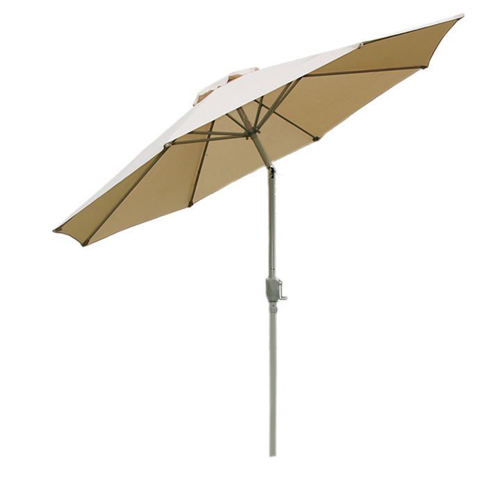 Decoshop26 Parasol de jardin 3 Crème - vue 2
