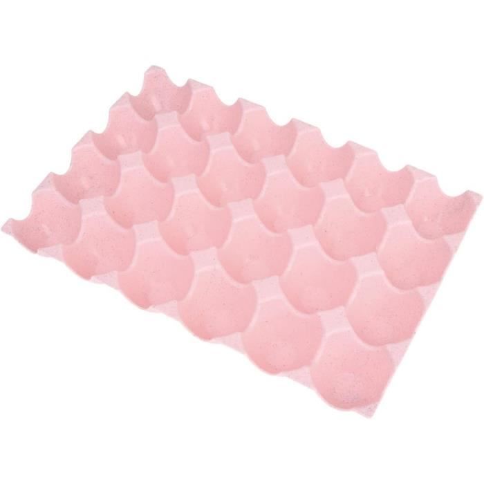 DECHOUS Lot De 4 Plateaux à Œufs En Mousse Incassables - 20 Compartiments Pour Transport, Stockage Et Expédition