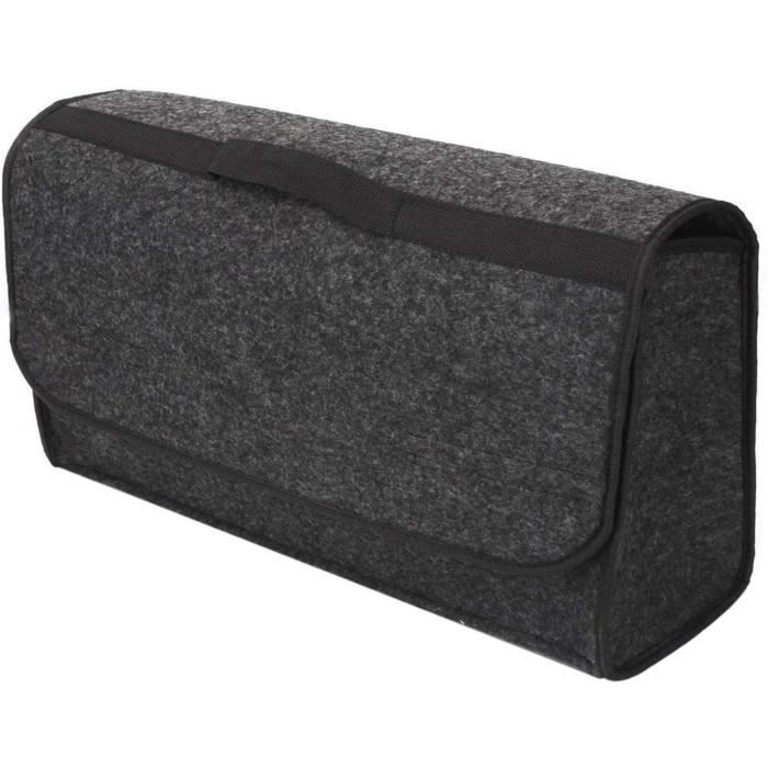 Sac De Rangement Pour Coffre De Voiture 2 En 1 - Avec Sac Isotherme Amovible - 3 Compartiments - Pliable - Lescars